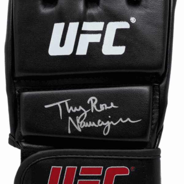 "Thug" Rose Namajunas Signed UFC Glove (PSA)