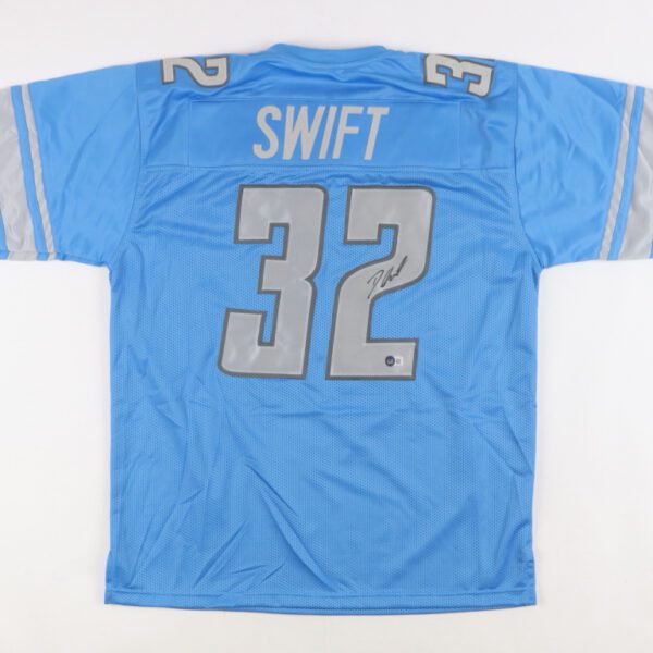 d'andre swift signed jersey