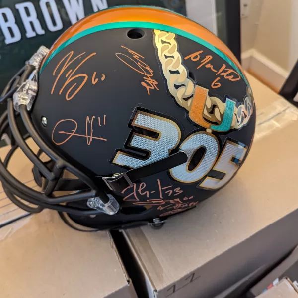 miami hurricanes helmet