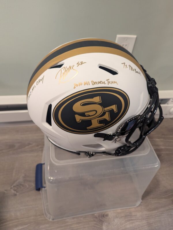 Patrick willis full size authentic helmet auto